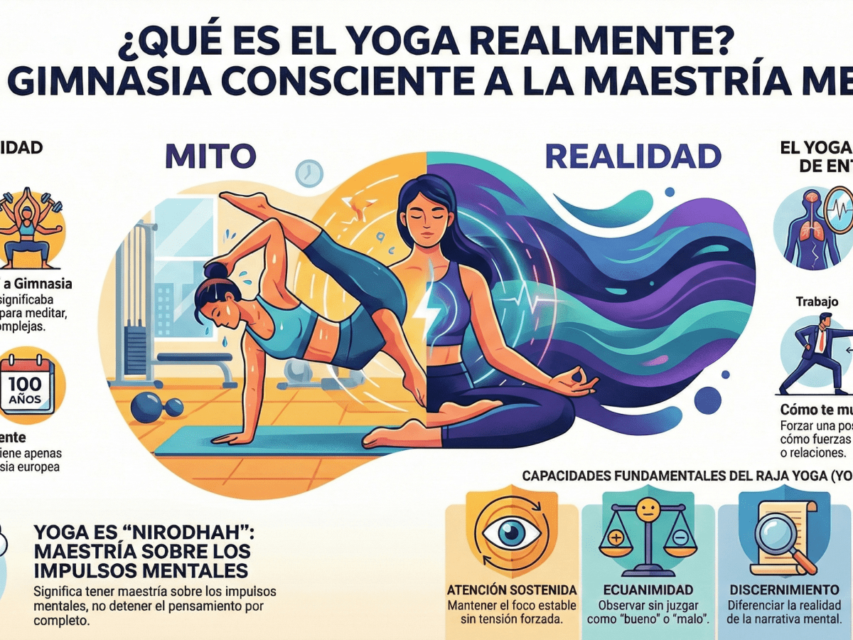 «Por Qué el yoga no es lo que crees | La diferencia entre práctica y&nbsp;comprensión»